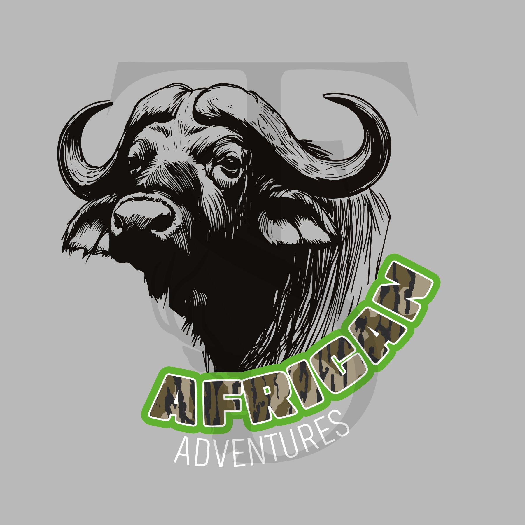 T-Shirt African Adventures – Buffle Sauvage