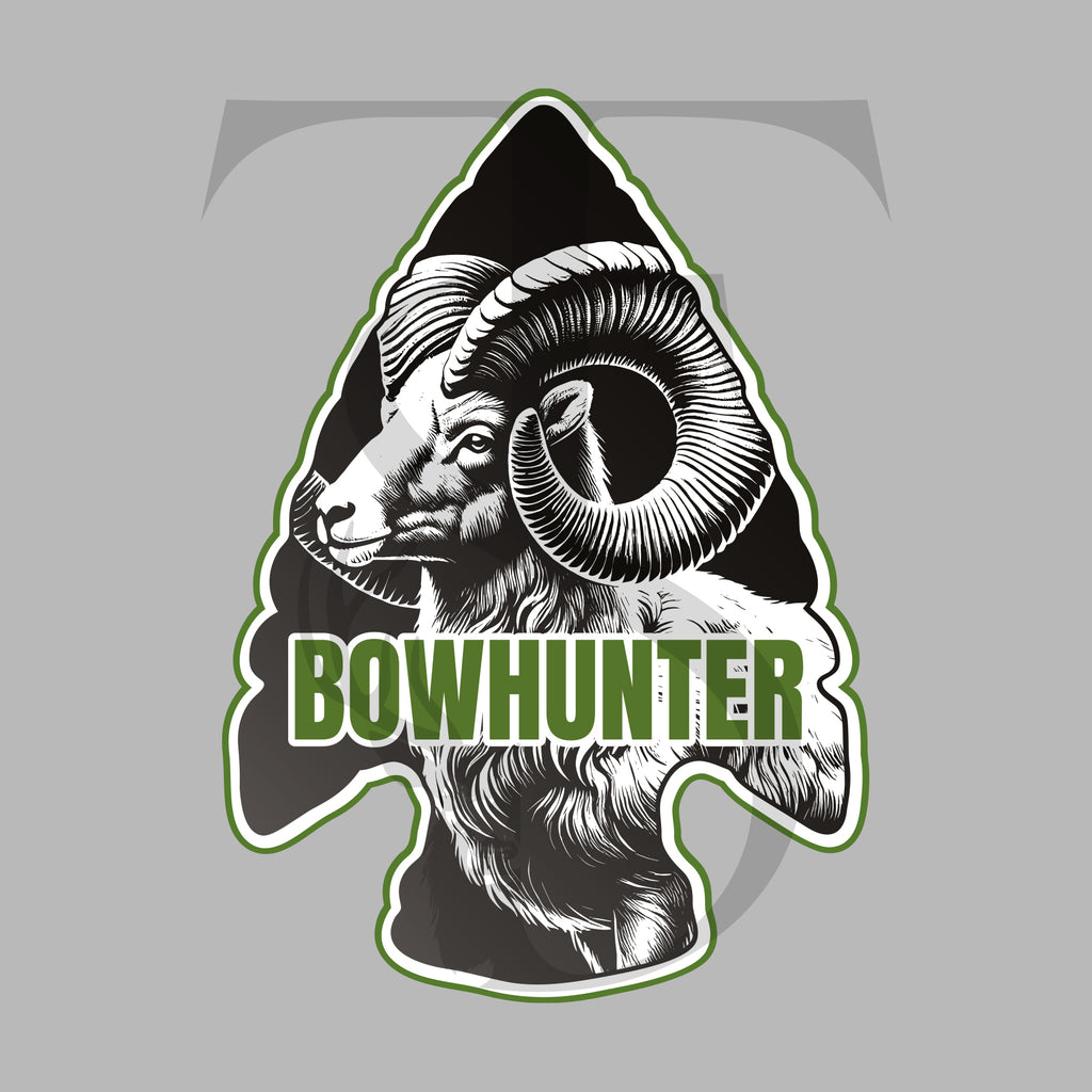 T-Shirt Bowhunter Bighorn Ram – Édition Arrowhead Premium Chasseur