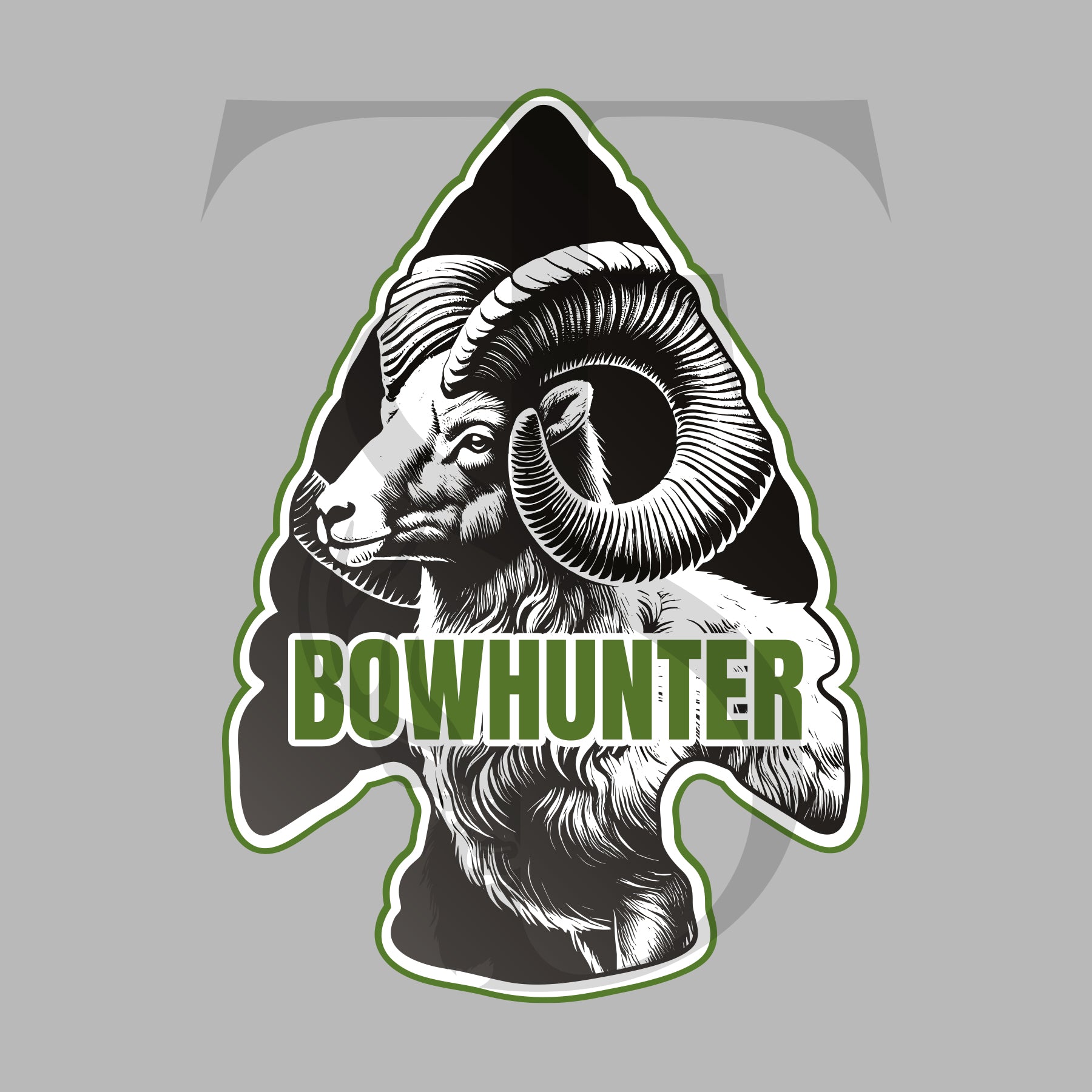 T-Shirt Bowhunter Bighorn Ram – Édition Arrowhead Premium Chasseur