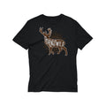 T-Shirt Born to Be Wild – Cerf Graphique Esprit Nature