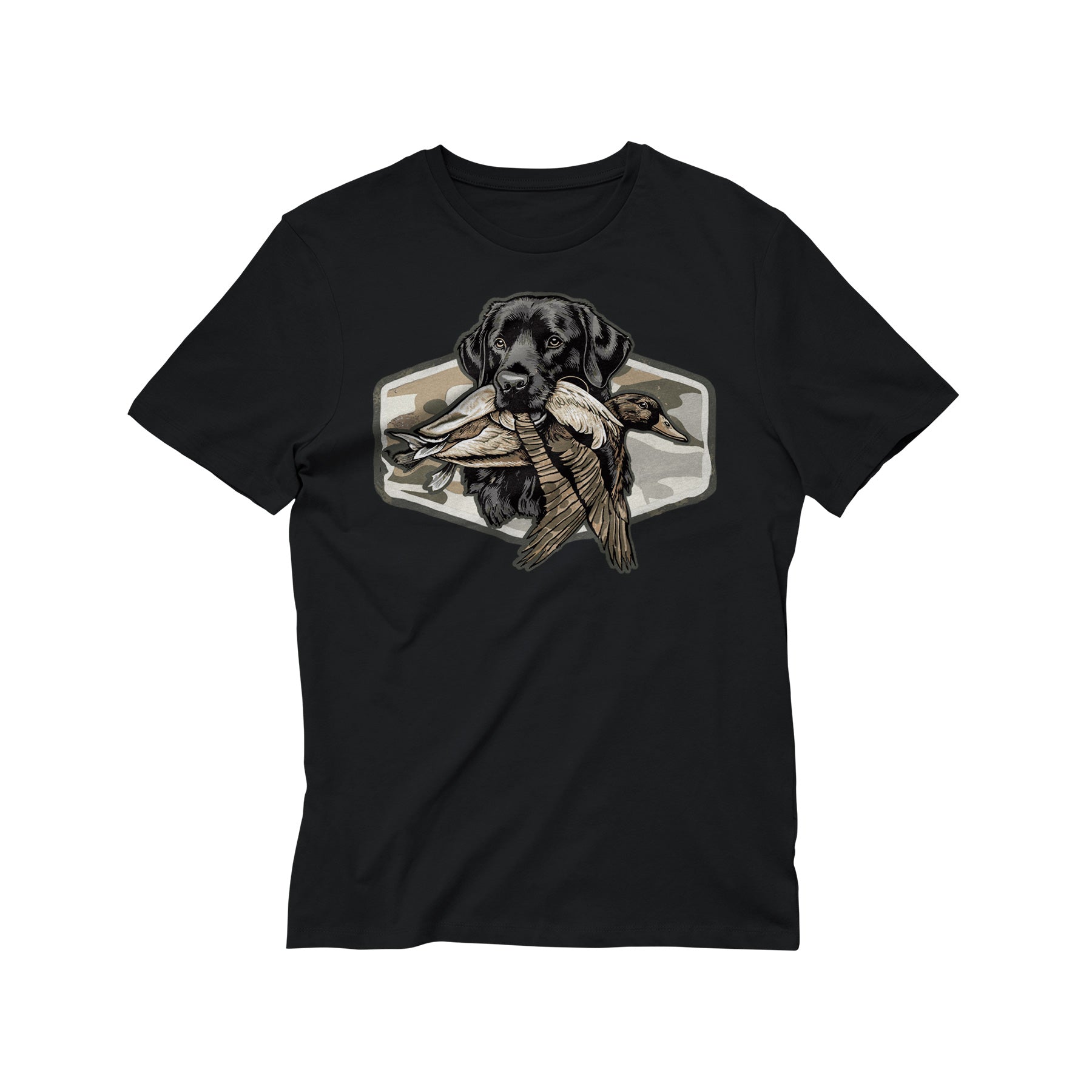 T-Shirt Labrador Retriever & Canard | Style Camouflage Premium