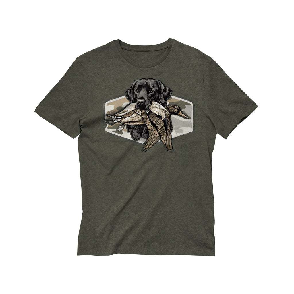 T-Shirt Labrador Retriever & Canard | Style Camouflage Premium