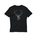 T-Shirt Cerf Camouflage black – Style Élégant & Sauvage