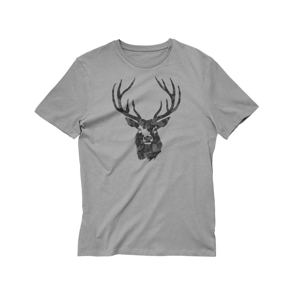 T-Shirt Cerf Camouflage black – Style Élégant & Sauvage