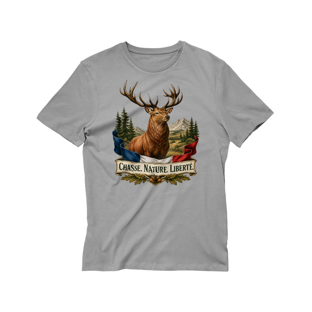 T-shirt Chasse Nature Liberté – Cerf Élaphе