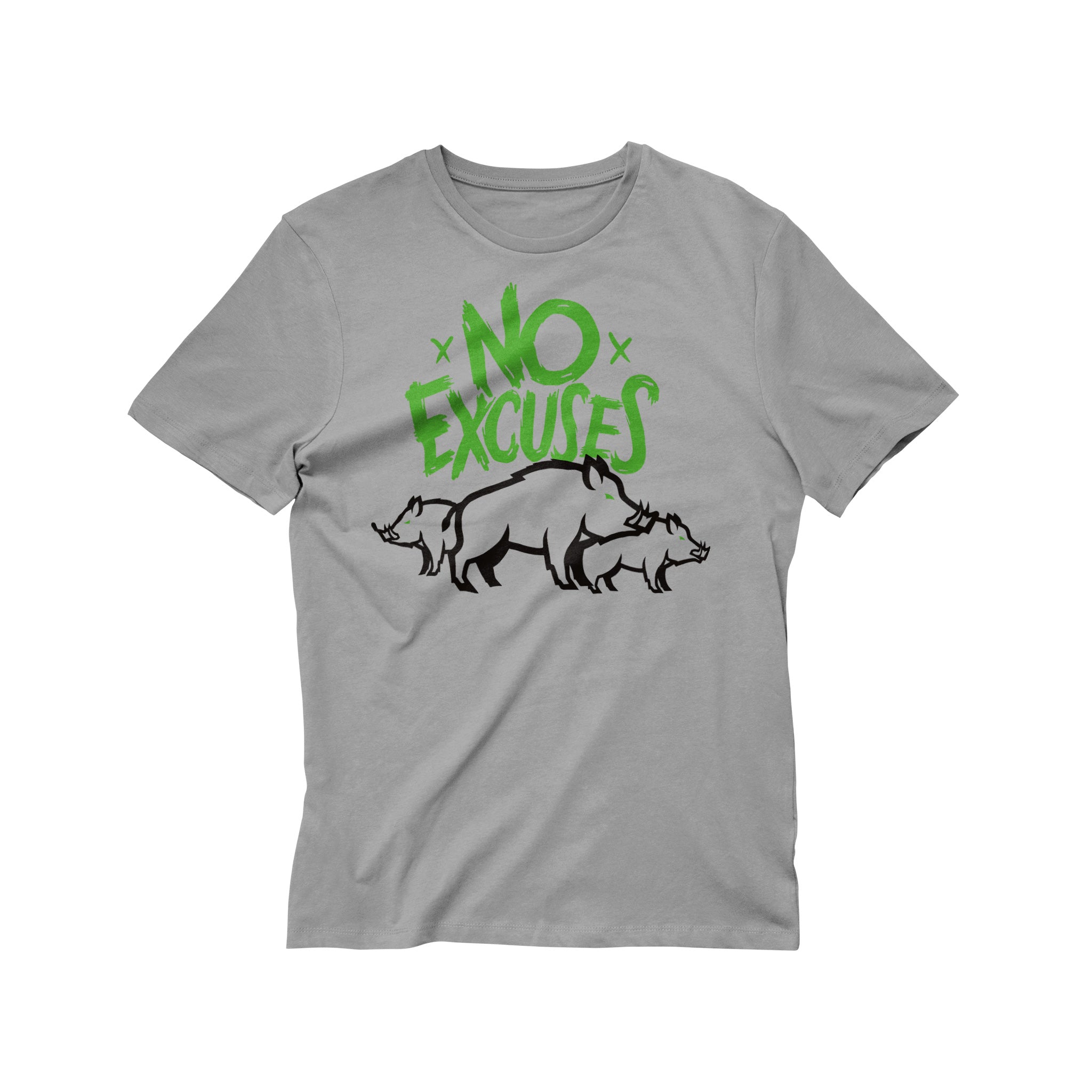 T-Shirt No Excuses Sanglier – Style Urbain & Esprit Combatif
