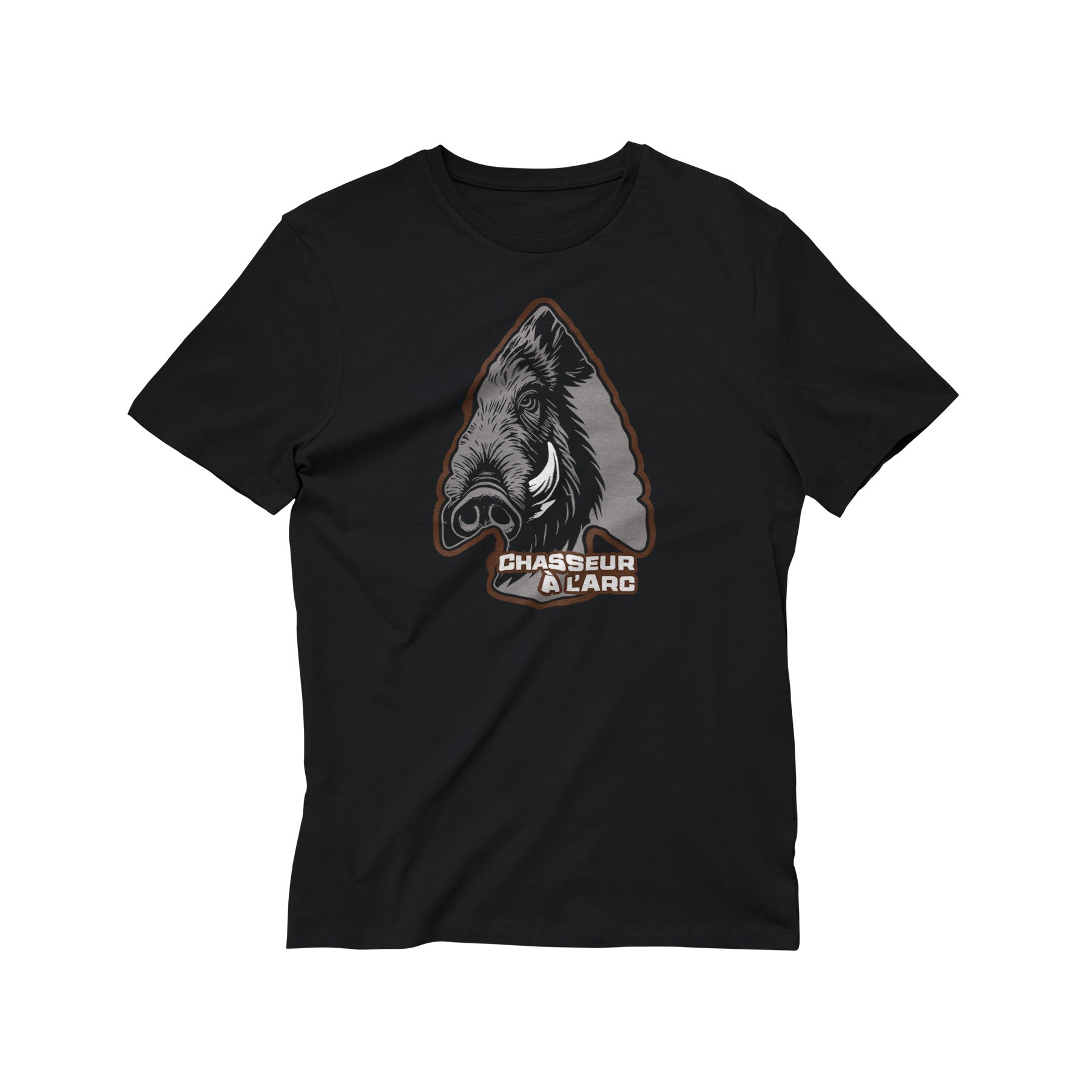 T-Shirt Chasseur à l'Arc – Sanglier Pointe de Flèche