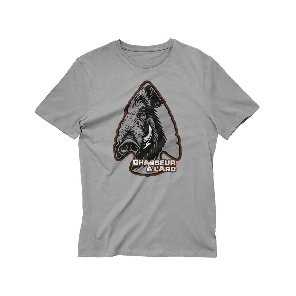 T-Shirt Chasseur à l'Arc – Sanglier Pointe de Flèche