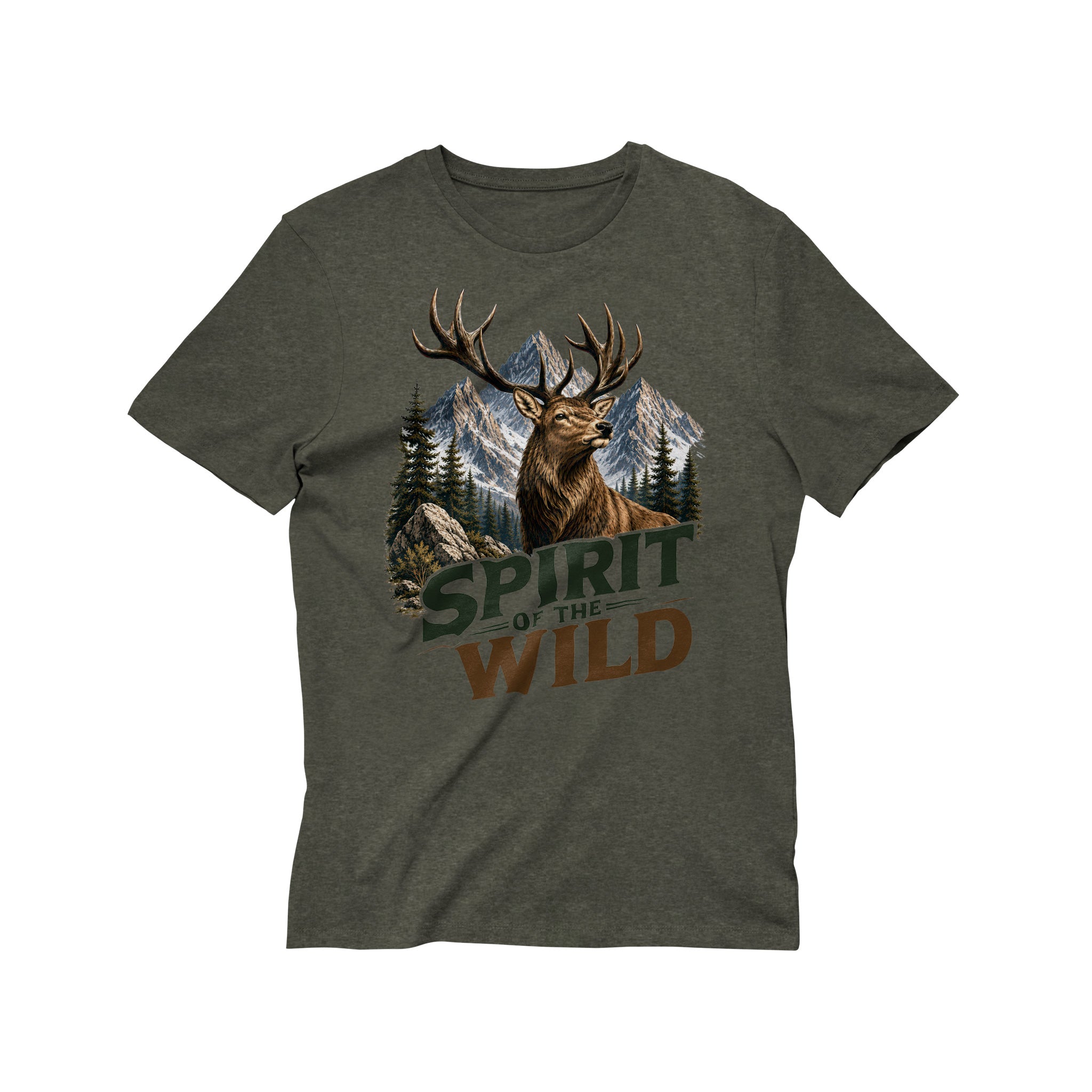 T-shirt Spirit of the Wild – Cerf Élaphе