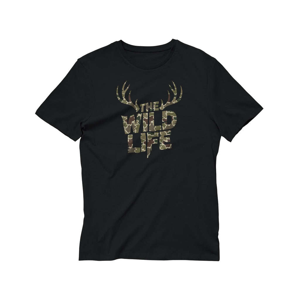 T-Shirt The Wild Life – Camouflage woodland
