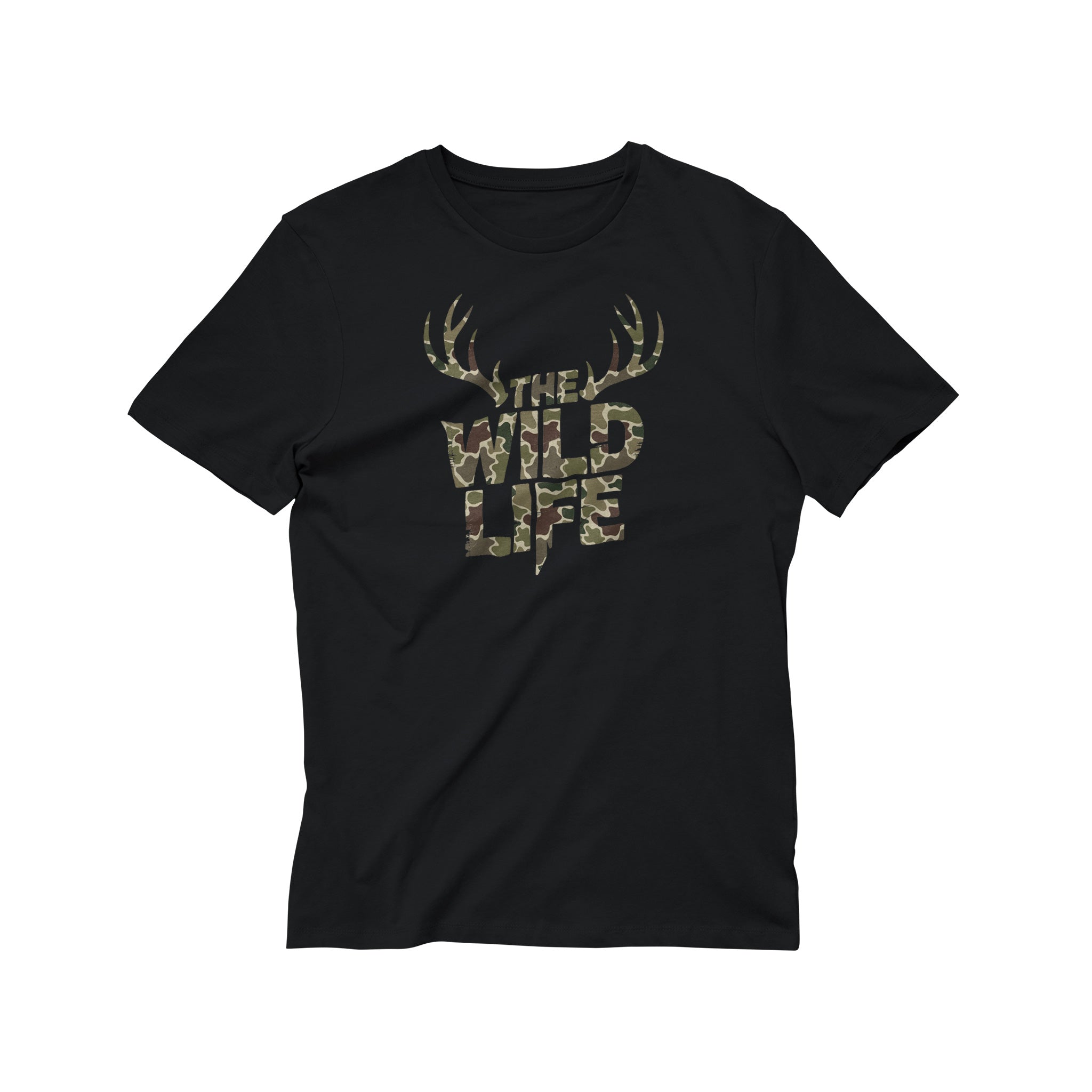 T-Shirt The Wild Life – Camouflage woodland