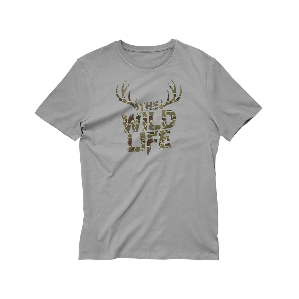 T-Shirt The Wild Life – Camouflage woodland