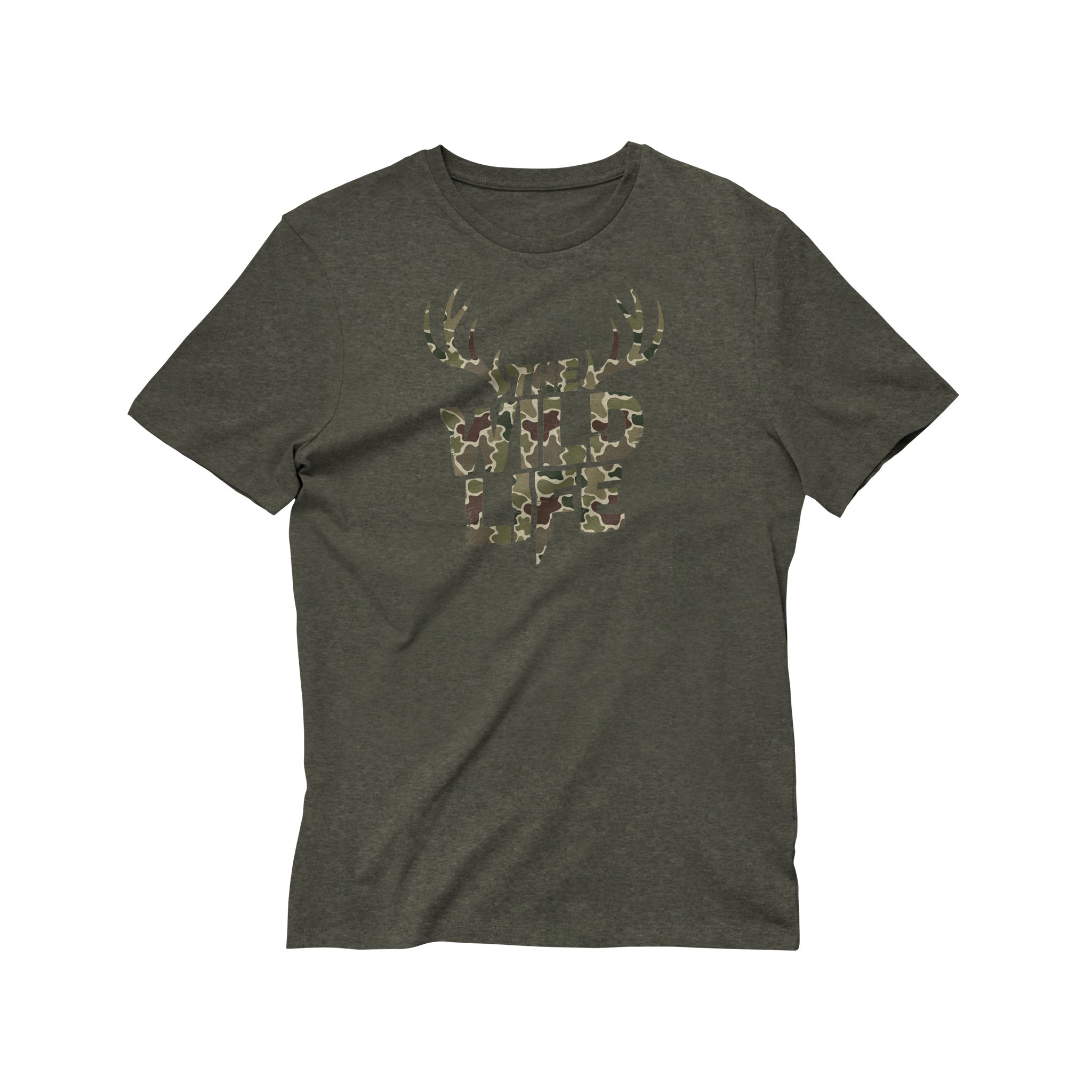 T-Shirt The Wild Life – Camouflage woodland