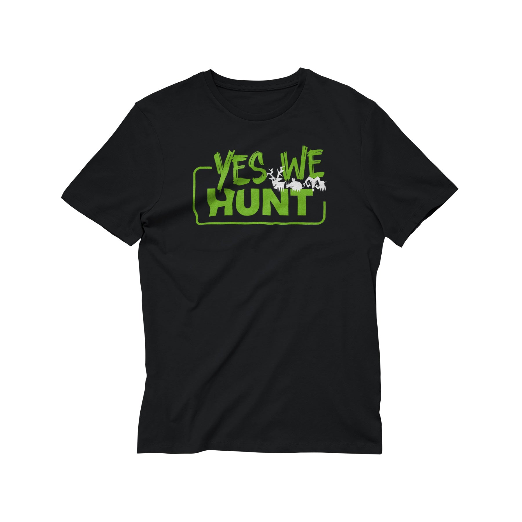 T-Shirt Yes We Hunt vert – Édition Chasseur Passion