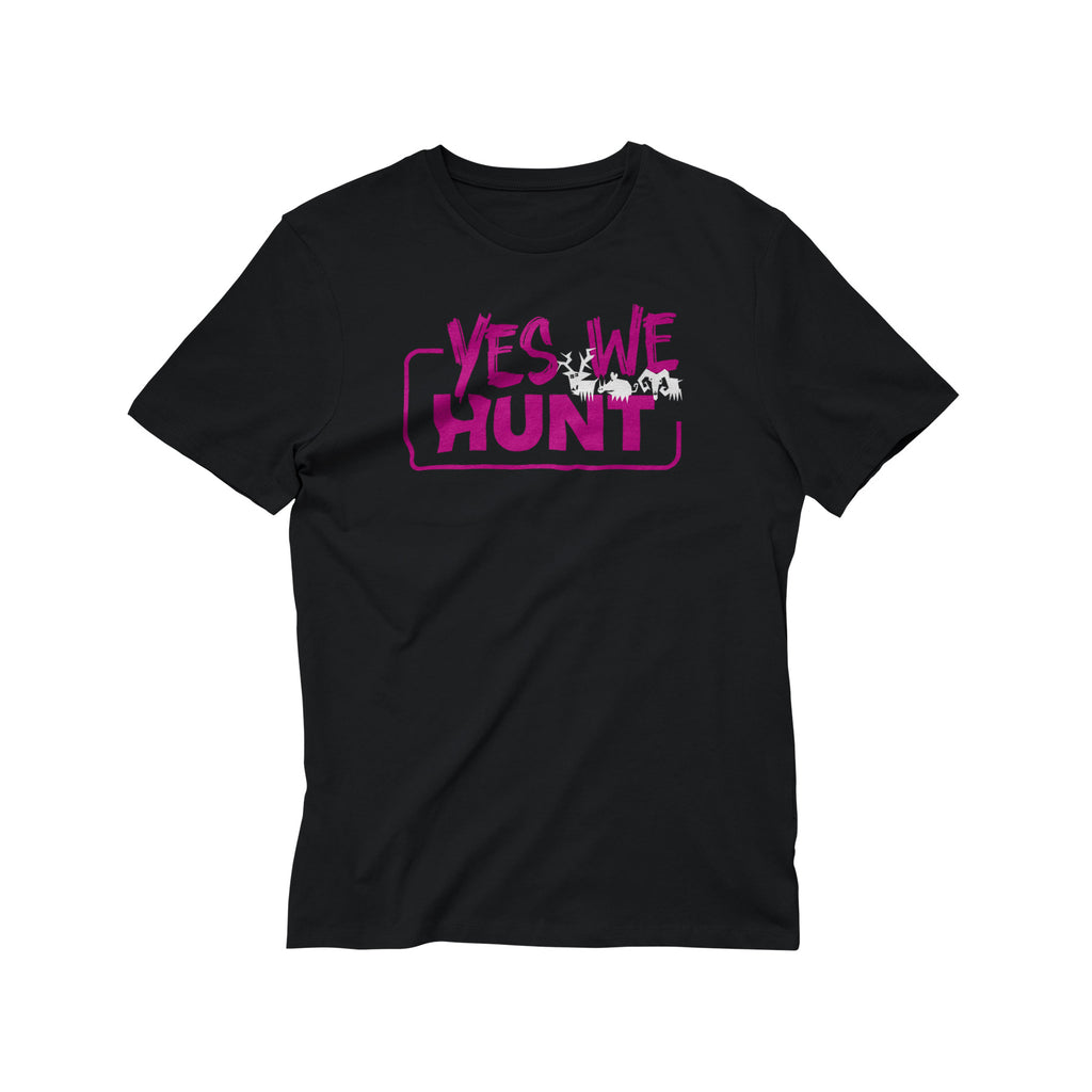 T-Shirt Yes We Hunt rose – Édition Chasseur Passion