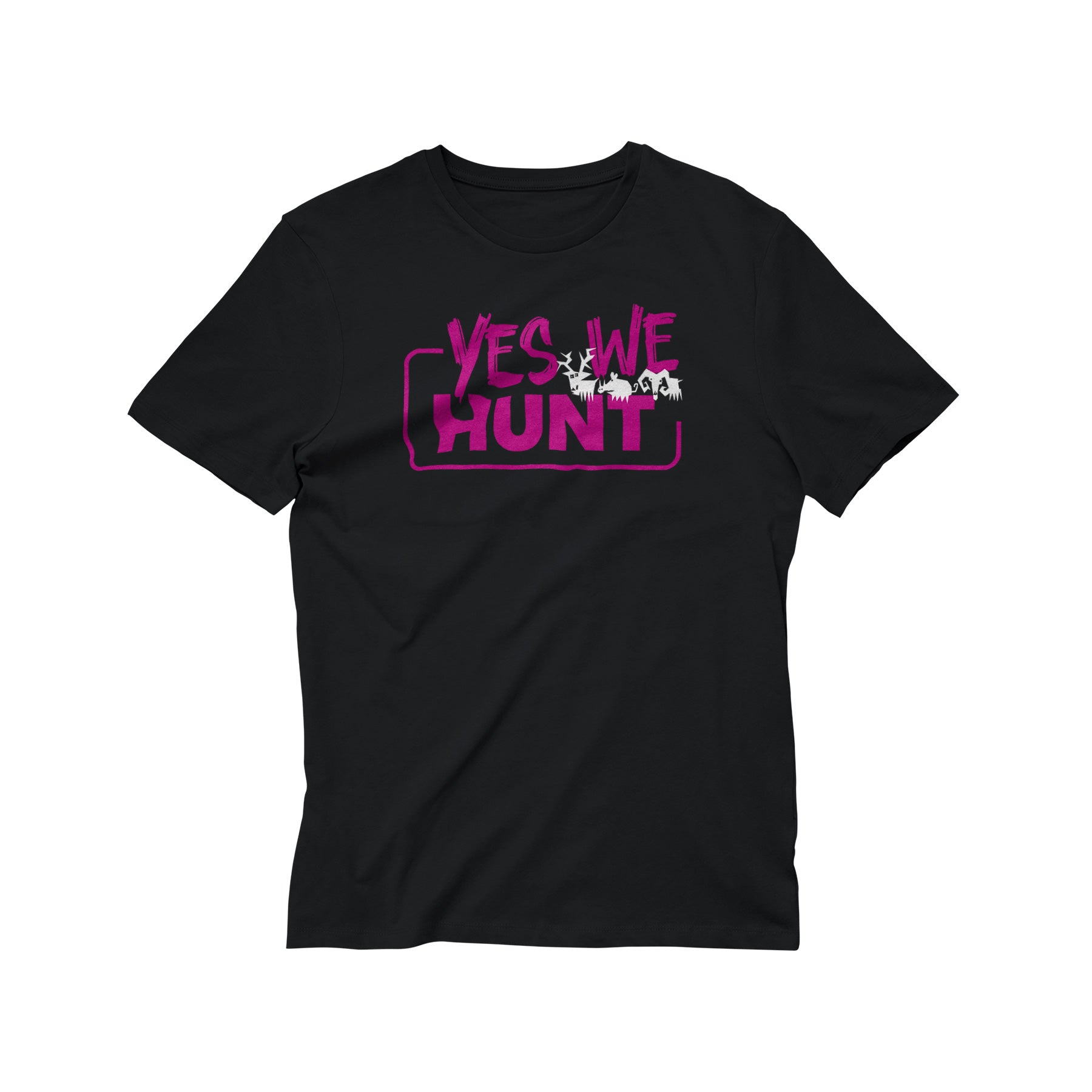 T-Shirt Yes We Hunt rose – Édition Chasseur Passion