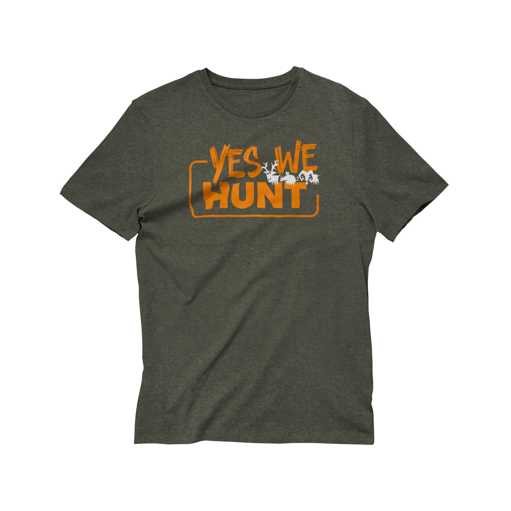 T-Shirt Yes We Hunt orange – Édition Chasseur Passion