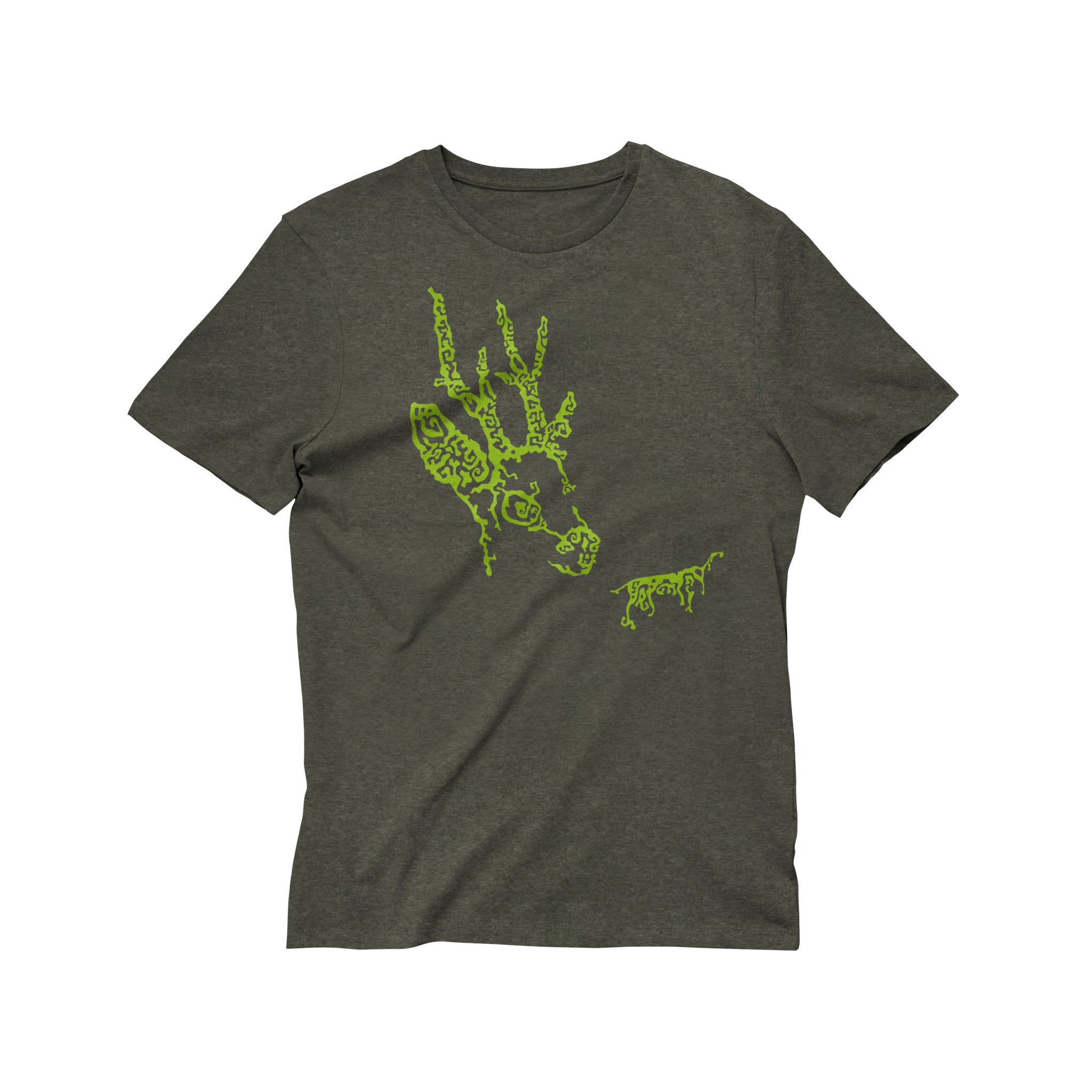 T-Shirt brocard stylisé