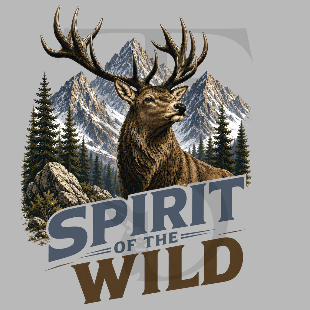 T-shirt Spirit of the Wild – Cerf Élaphе